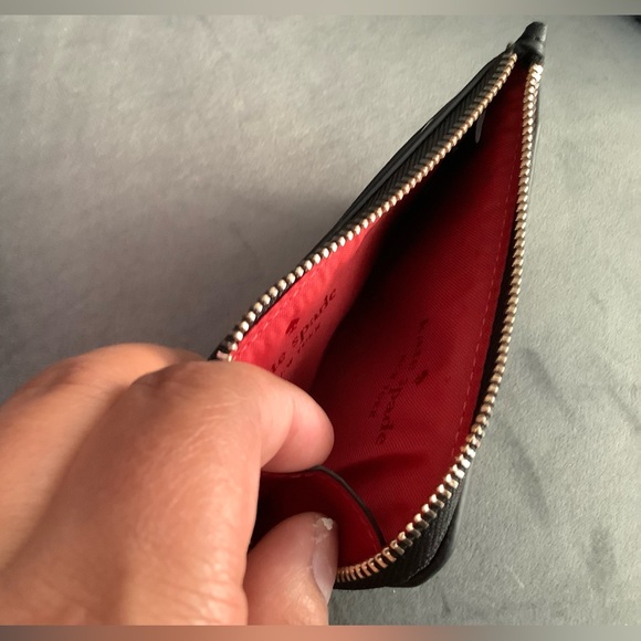 Kate Spade Black Card Holder- Madison lip toss KF350- NWT - Picture 9 of 9